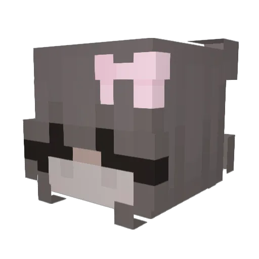 City Minecraft avatar head, 3D render
