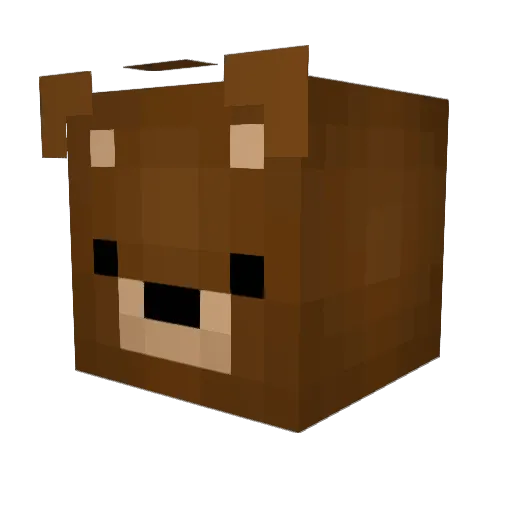 CityEnginer Minecraft avatar head, 3D render