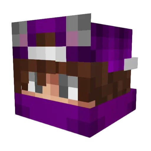 CityHunter15 Minecraft avatar head, 3D render