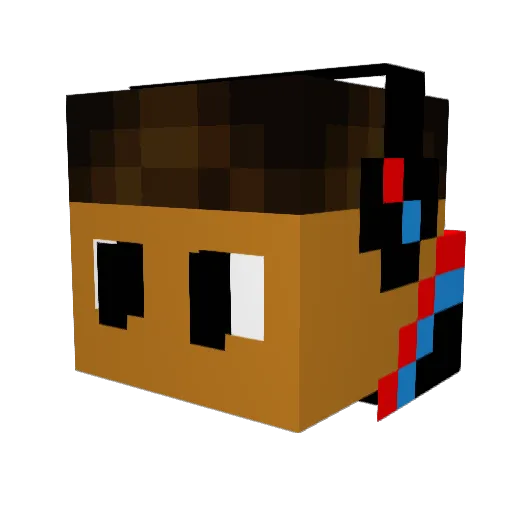 CityOfIce2 Minecraft avatar head, 3D render