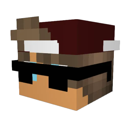 Ciuca96 Minecraft avatar head, 3D render