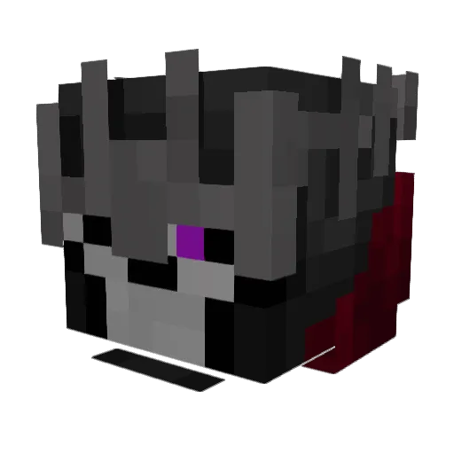 Ciuvac Minecraft avatar head, 3D render
