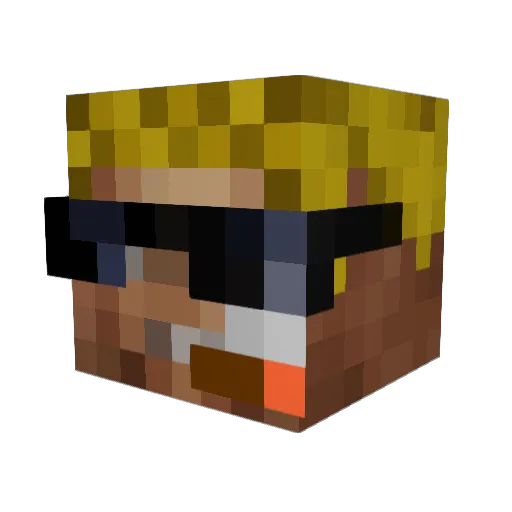 CivRealmsPolice Minecraft avatar head, 3D render
