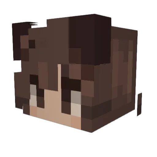 Civcc Minecraft avatar head, 3D render
