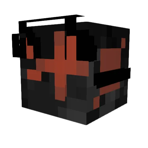 CivilAndy Minecraft avatar head, 3D render