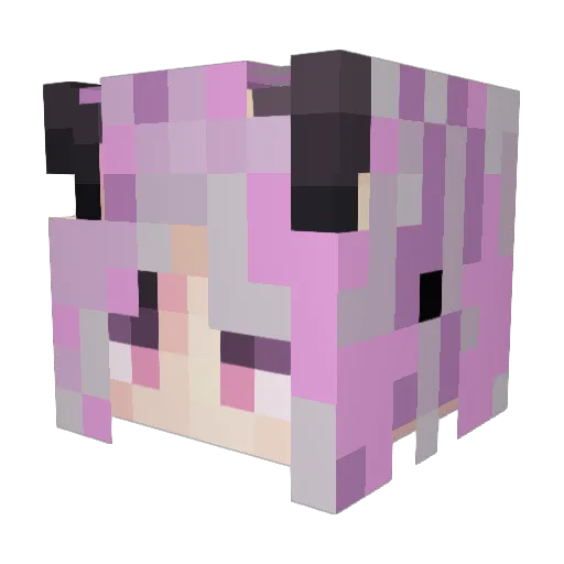 CivilDevil Minecraft avatar head, 3D render