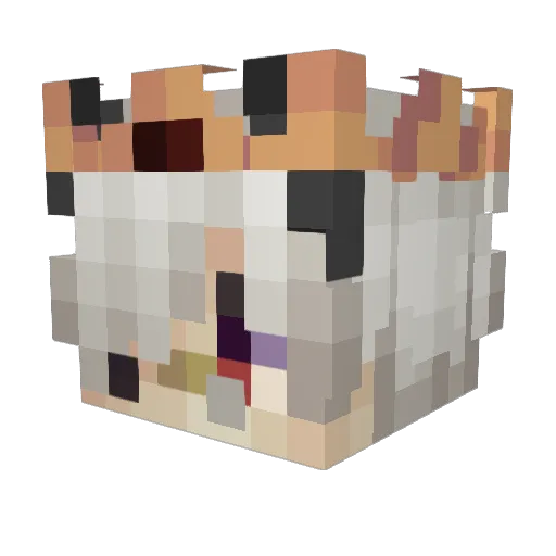 CivilianGoose Minecraft avatar head, 3D render