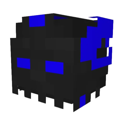 Ciwier Minecraft avatar head, 3D render