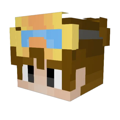 Cj_fire969 Minecraft avatar head, 3D render