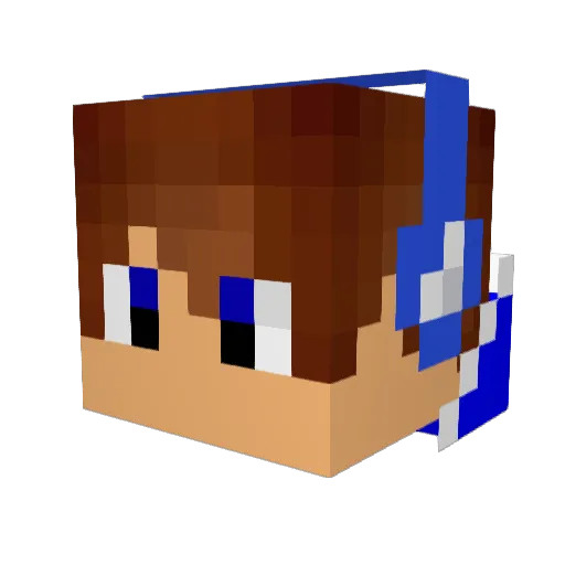 Cjbaseball101 Minecraft avatar head, 3D render