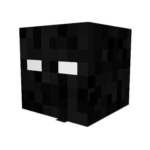 Cjeram Minecraft avatar head, 3D render