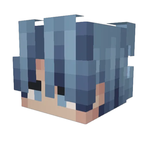 CjjmAsliIndo Minecraft avatar head, 3D render
