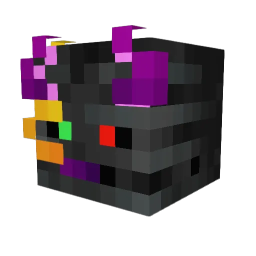 Cjrkeo Minecraft avatar head, 3D render