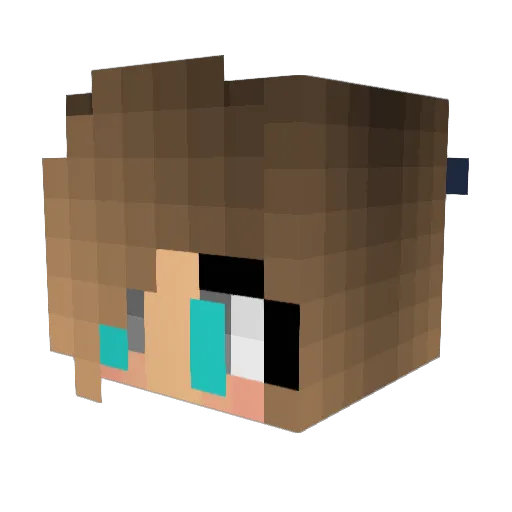 Ck012 Minecraft avatar head, 3D render