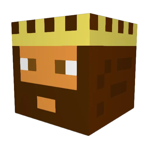 Ckells03 Minecraft avatar head, 3D render