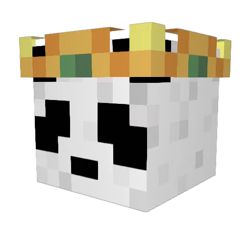 Ckishu Minecraft avatar head, 3D render