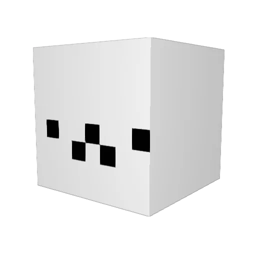Cksonder Minecraft avatar head, 3D render
