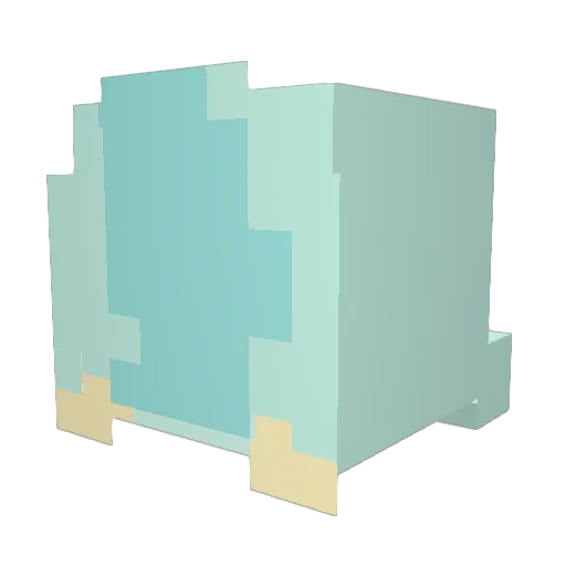 Cl0ckwrk Minecraft avatar head, 3D render