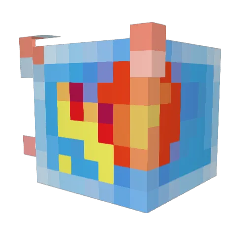 Cl0ver_S3aAng3L Minecraft avatar head, 3D render