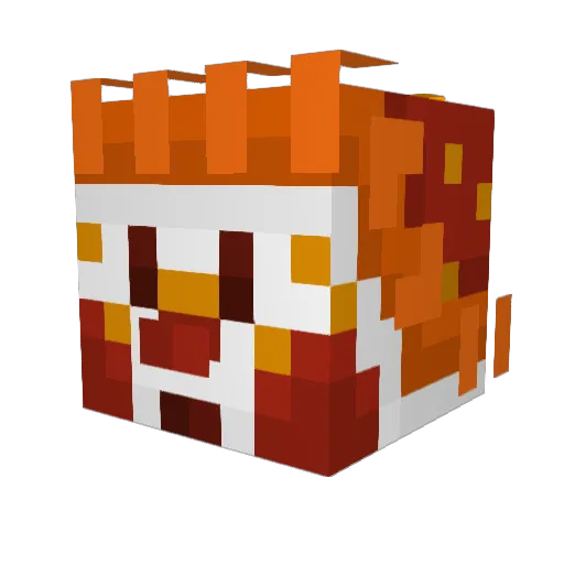 Cl0wns_on_Mars Minecraft avatar head, 3D render