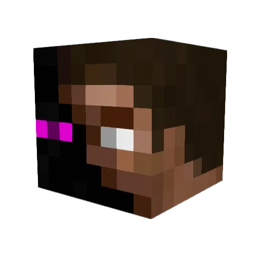 Cl1ckk_ Minecraft avatar head, 3D render