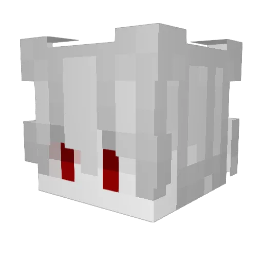 Cl4fk Minecraft avatar head, 3D render