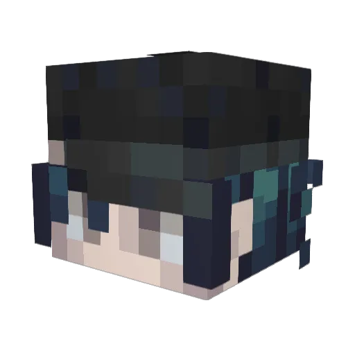 Cl4ra2 Minecraft avatar head, 3D render
