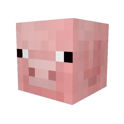 Cl4rks Minecraft avatar head, 3D render