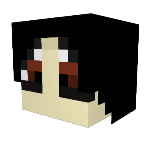 ClAnKa15 Minecraft avatar head, 3D render