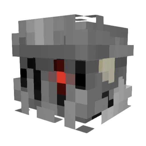 ClAyMo3 Minecraft avatar head, 3D render