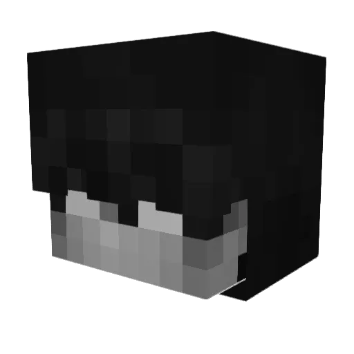 ClGO Minecraft avatar head, 3D render