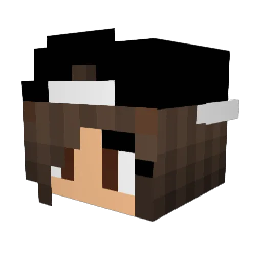 ClaireBear925 Minecraft avatar head, 3D render