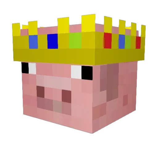 Claire_the_birb Minecraft avatar head, 3D render