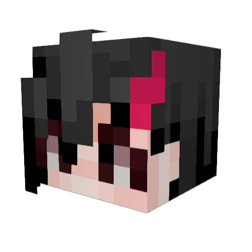 Clairevoyant__ Minecraft avatar head, 3D render