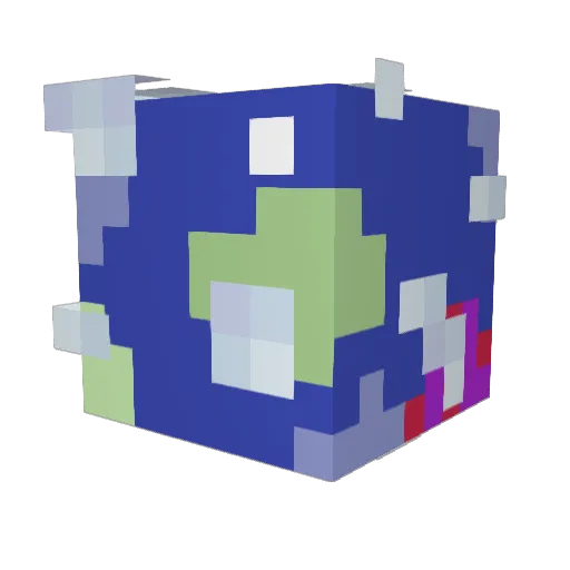 ClambergLarry Minecraft avatar head, 3D render