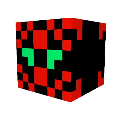 Clamden89 Minecraft avatar head, 3D render