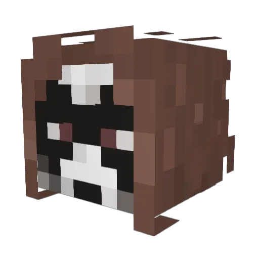 Clamirix Minecraft avatar head, 3D render