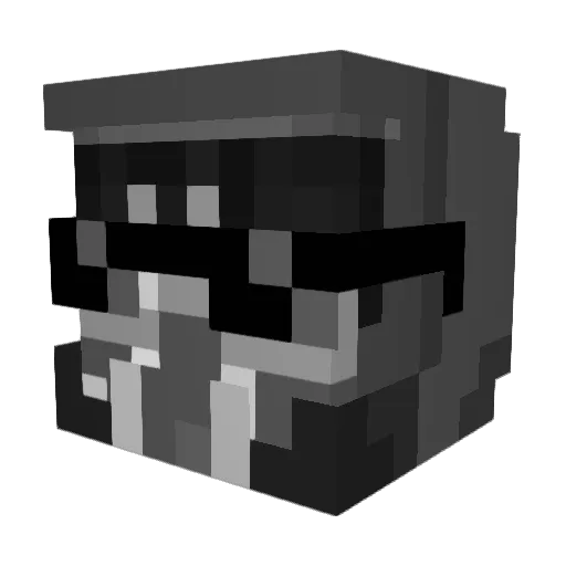 ClampGod69 Minecraft avatar head, 3D render