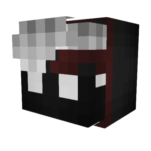 ClanDatRoD_ Minecraft avatar head, 3D render