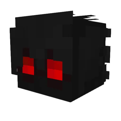 ClanInfire Minecraft avatar head, 3D render