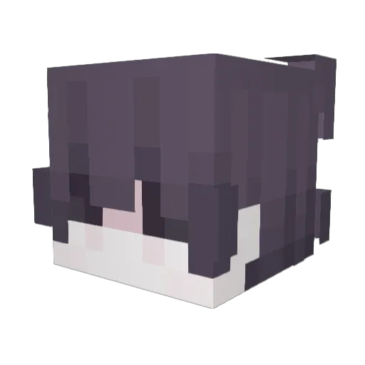ClankerHatr Minecraft avatar head, 3D render