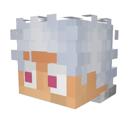 Clapinyourfacee Minecraft avatar head, 3D render
