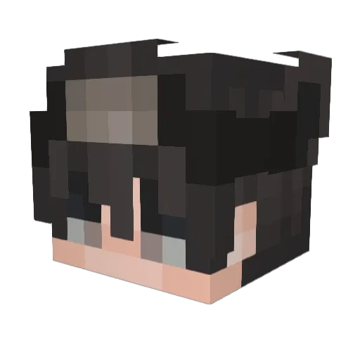 Clapped_by_my_D Minecraft avatar head, 3D render