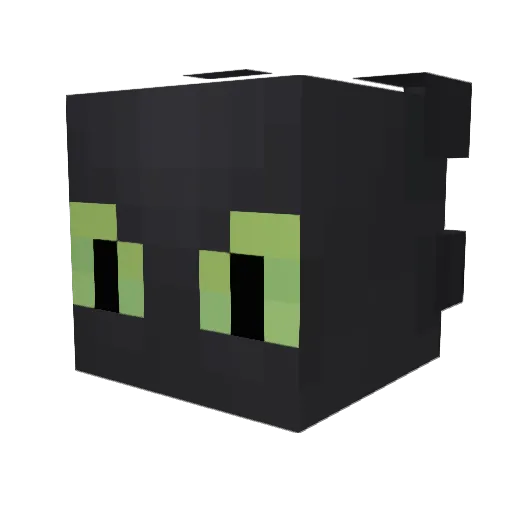 ClarR_ Minecraft avatar head, 3D render