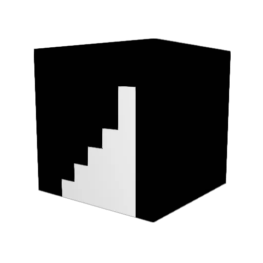 ClaraLaraB Minecraft avatar head, 3D render