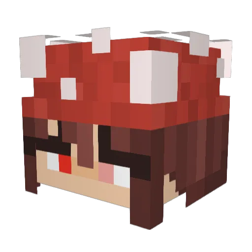 Claram5618 Minecraft avatar head, 3D render