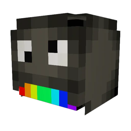 Claremont_003 Minecraft avatar head, 3D render