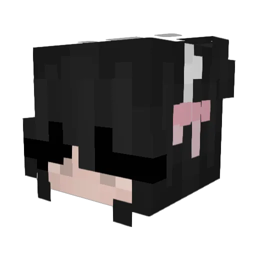 Clarkai Minecraft avatar head, 3D render