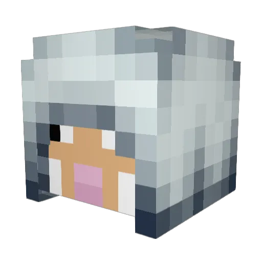 Clarkey12 Minecraft avatar head, 3D render