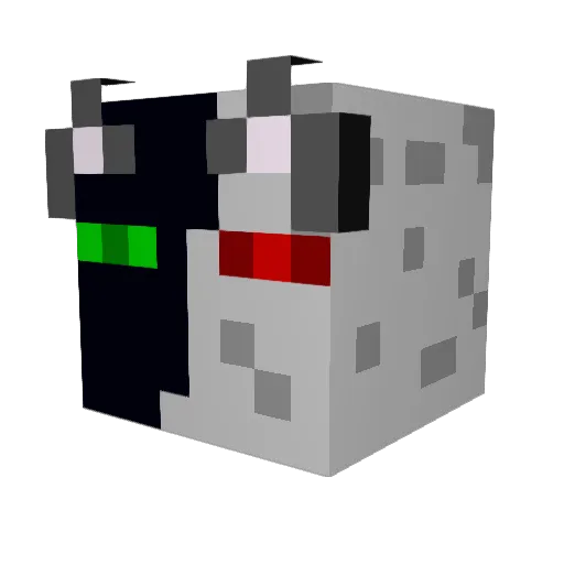 ClaryMen09 Minecraft avatar head, 3D render